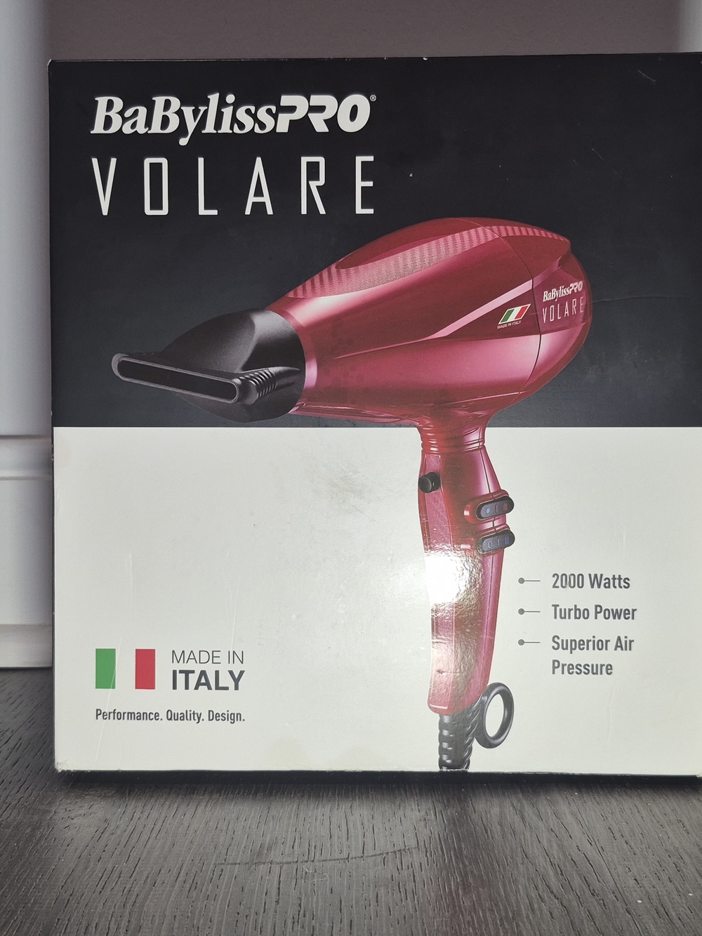 BaBylissPRO Volare Hair Dryer in Pink and Black - Professional Performance